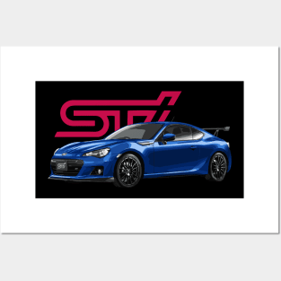 Ts BRZ tuned by STi Posters and Art